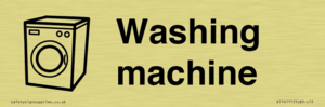Dementia washing machine sign